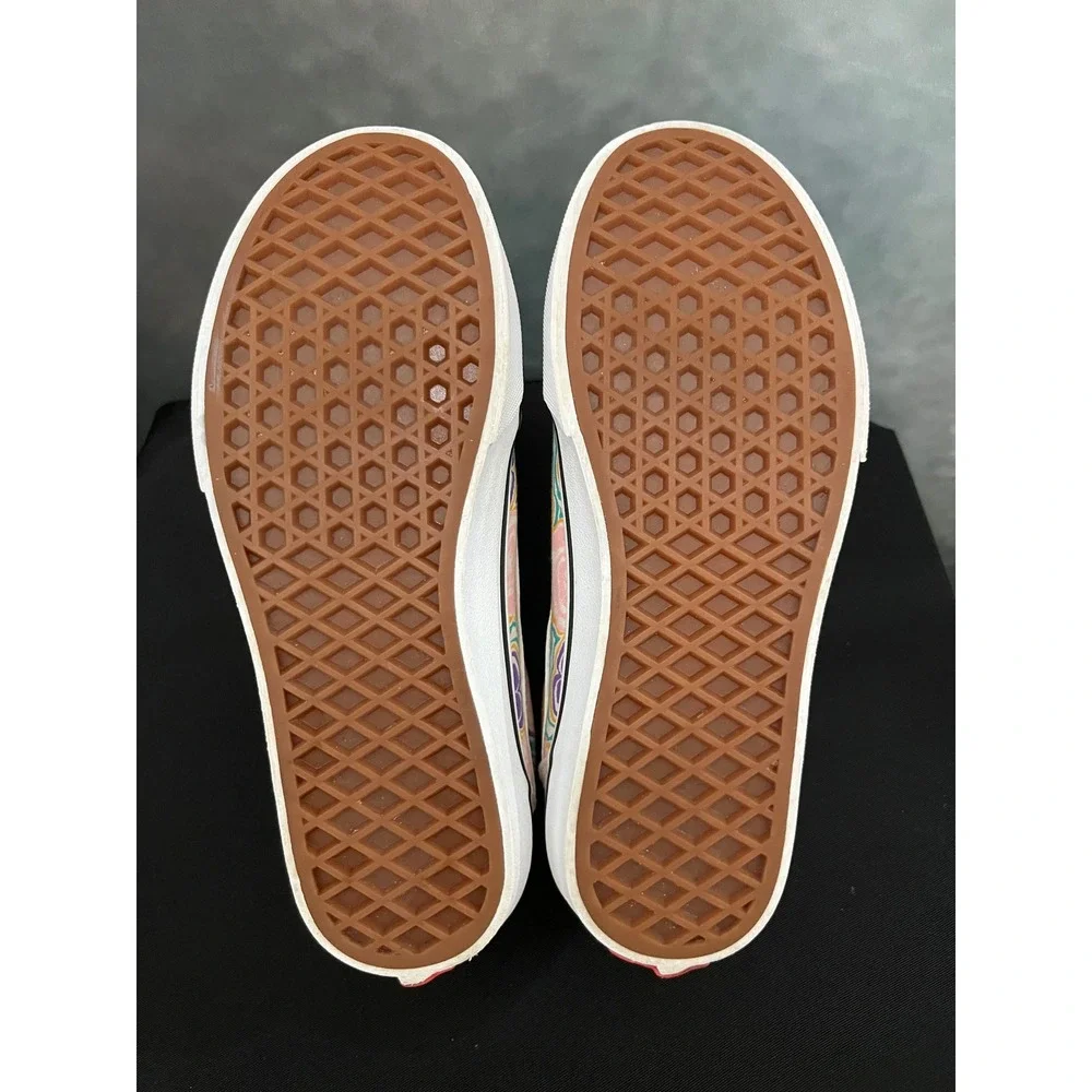 Vans Ward Low Top Sneaker Multi Floral Canvas Kids Shoes - Picture 10 of 10
